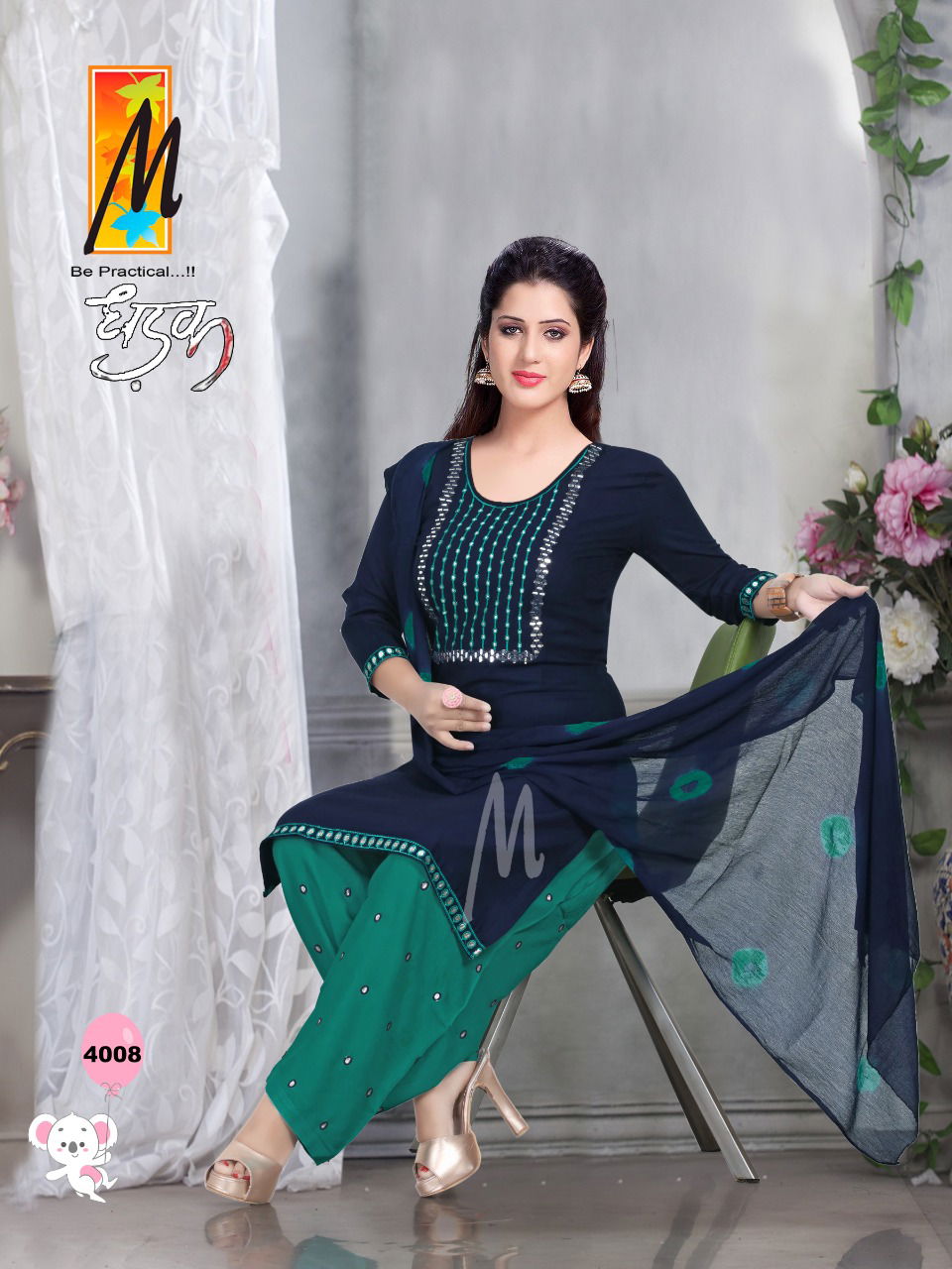 Master Dhadak Casual Daily Wear Rayon Ready Made Salwar Suit Collection